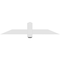 Ekena Millwork Eugene Architectural Grade PVC Gable Bracket, 48"W x 10"H x 2"D x 4"F, 5/12 Pitch GBP048X10X0204EUG00 - alternate 3